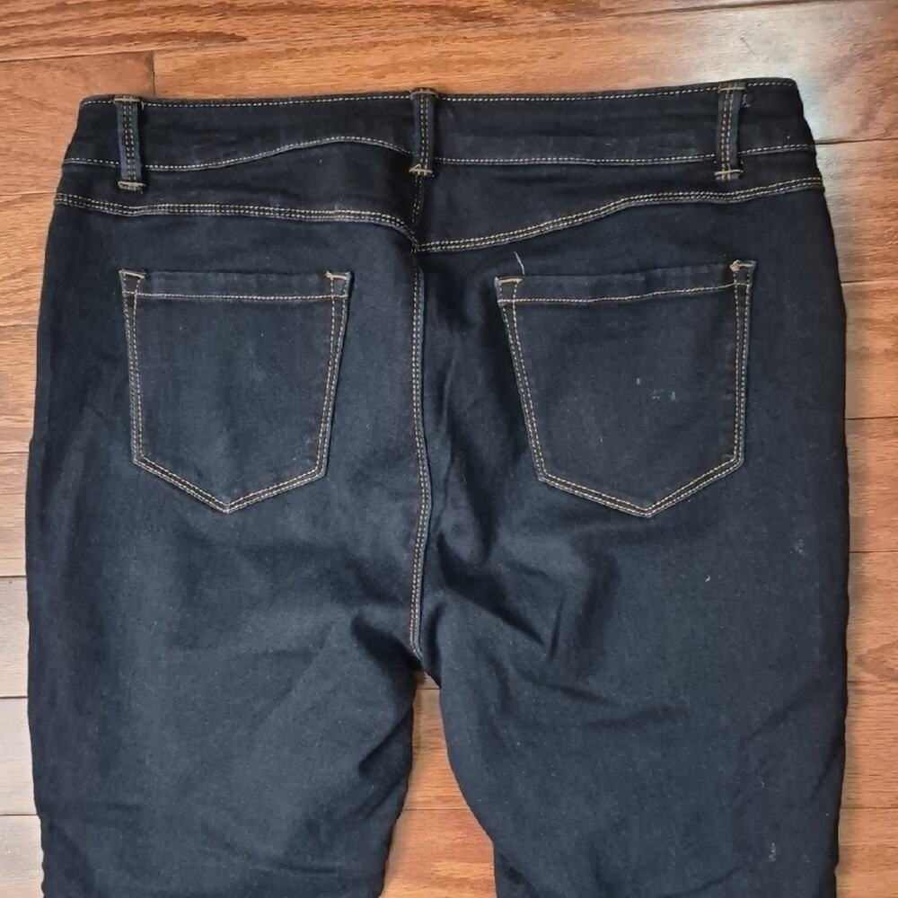 d. jeans Women's Size 14 Dark Blue Skinny Jeans - Picture 4 of 11